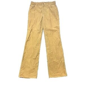 Vintage Ms. Lee Corduroy Pants Women's 30x32 Beige 1970s USA‎